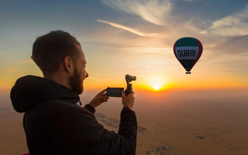 Dubai Desert Safari & Sunrise Balloon Ride - main image