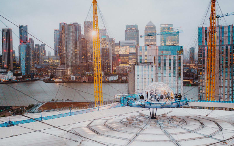 Up at The O2: Snow Globe Climb Experience with Guided Tour - main image