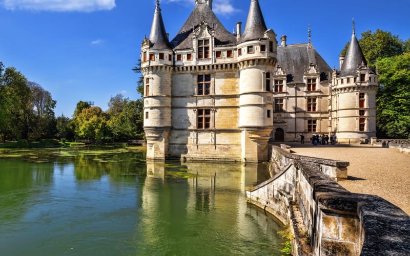 Château d’Azay-le-Rideau reflected in the Indre River