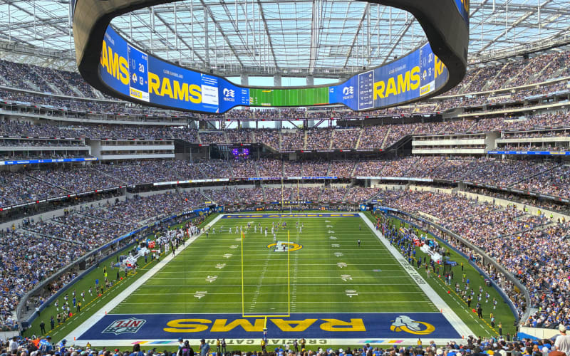 Los Angeles Rams Football Game at SoFi Stadium - main image