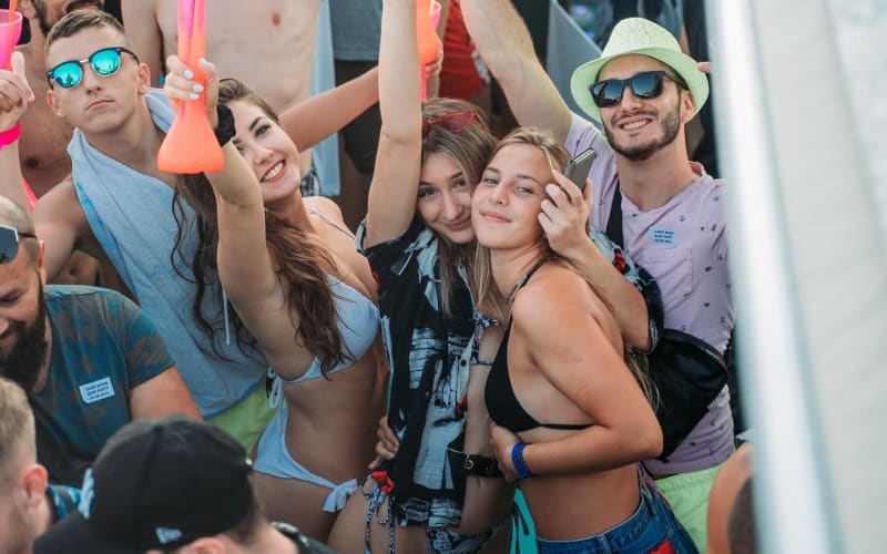 Pula Boom Boat Party Cruise with DJs & Swim Stop - main image
