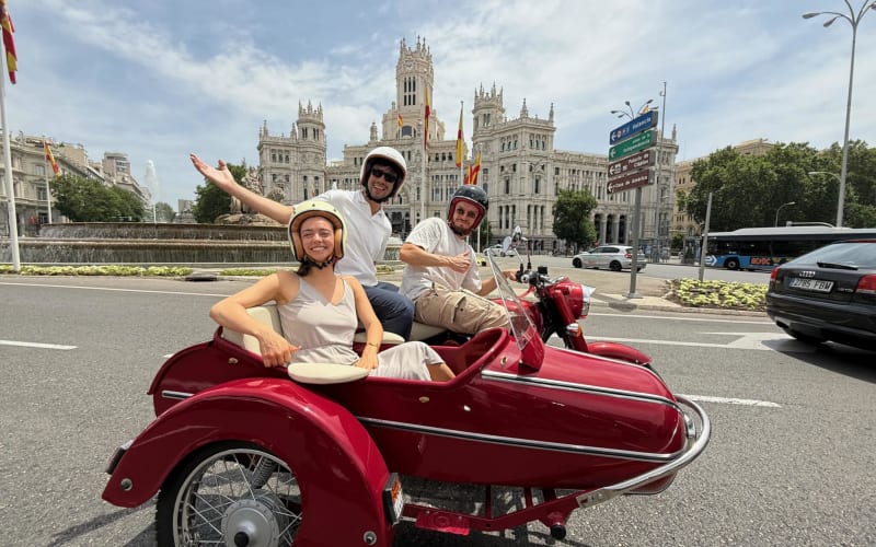 Madrid Highlights Sidecar City Tour - main image