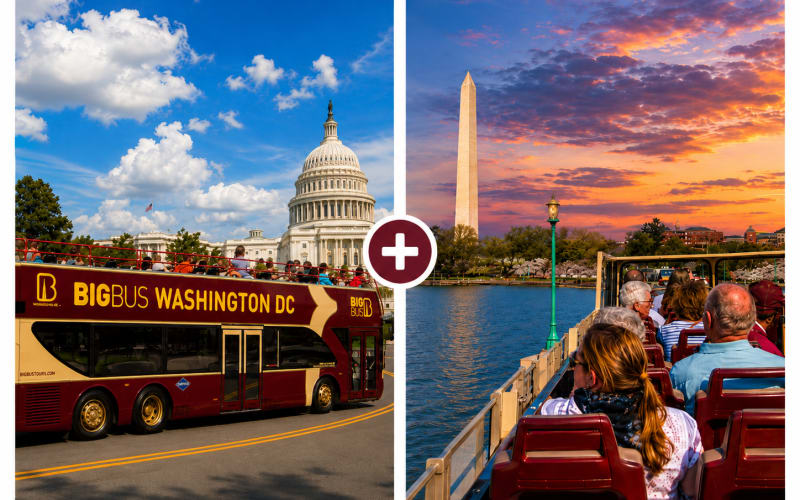 Best of DC: Hop-on Hop-off Bus Tour and Guided Sunset Tour - main image