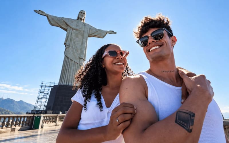 Entrada al Cristo Redentor con van de Corcovado - main image