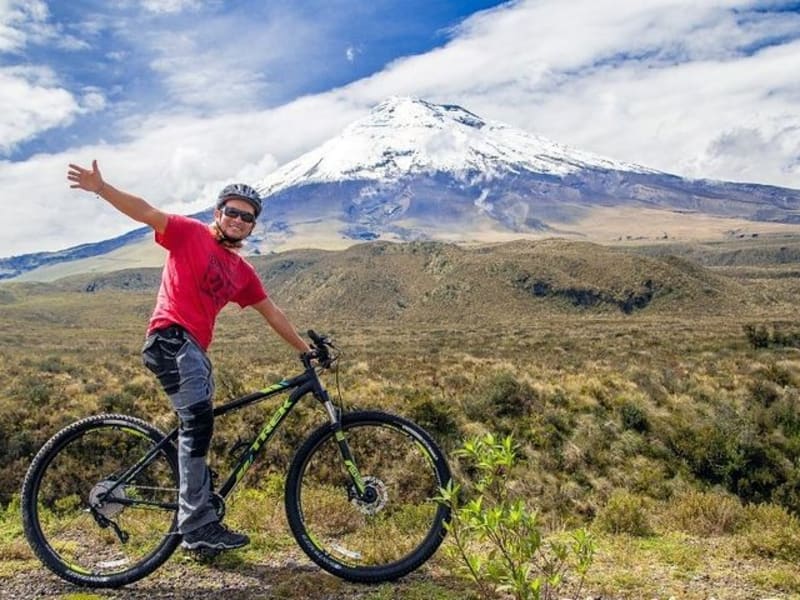 Biking around the Cotopaxi Volcano - main image
