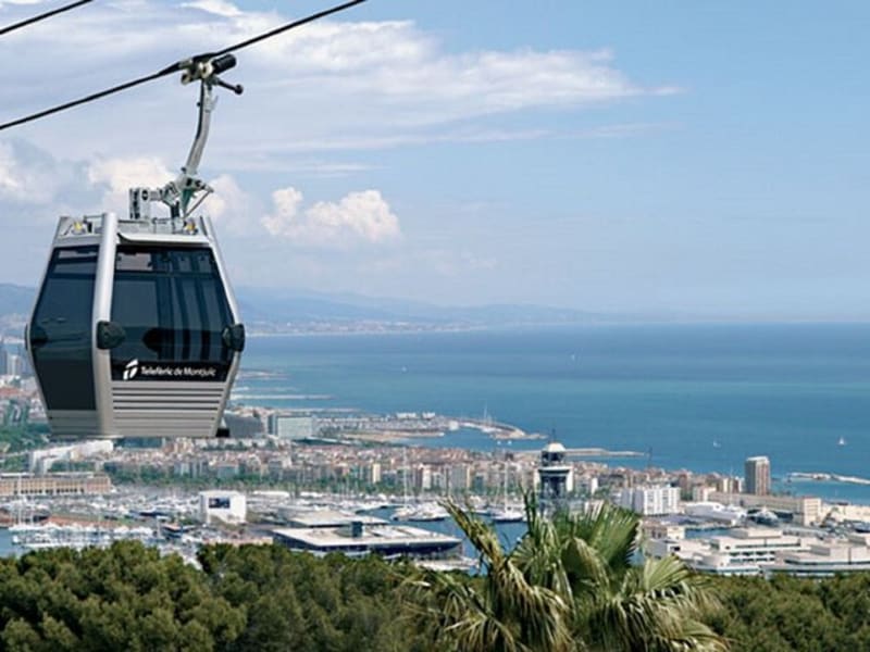 Montjuïc Cable Car Entry Voucher with Audio Tour on Your Phone - main image