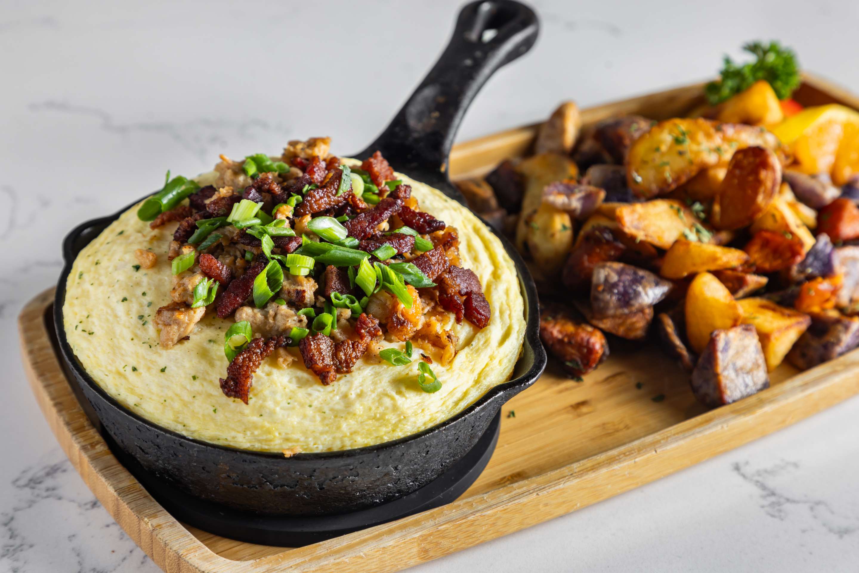 Millionaire's Bacon and Eggs