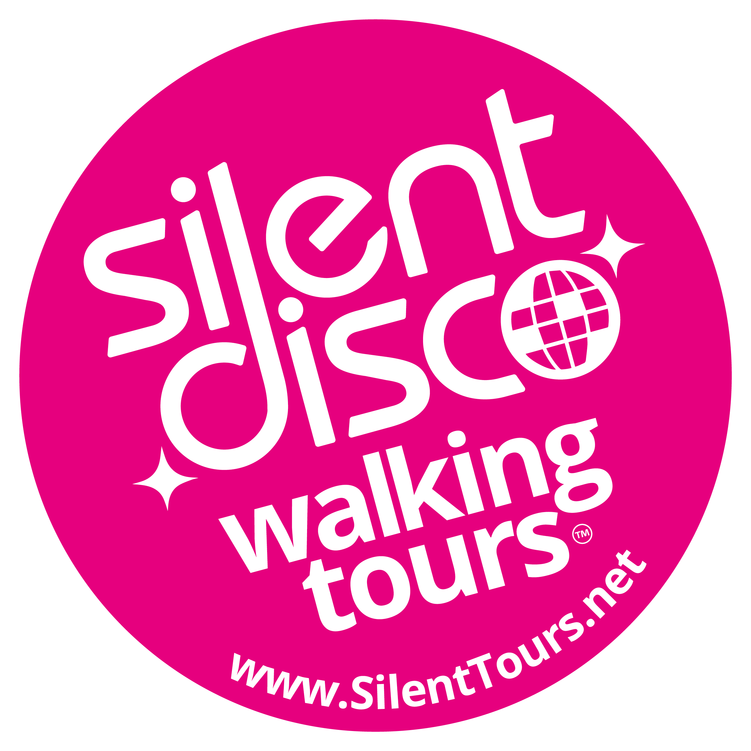 Silent Disco Walking Tours logo