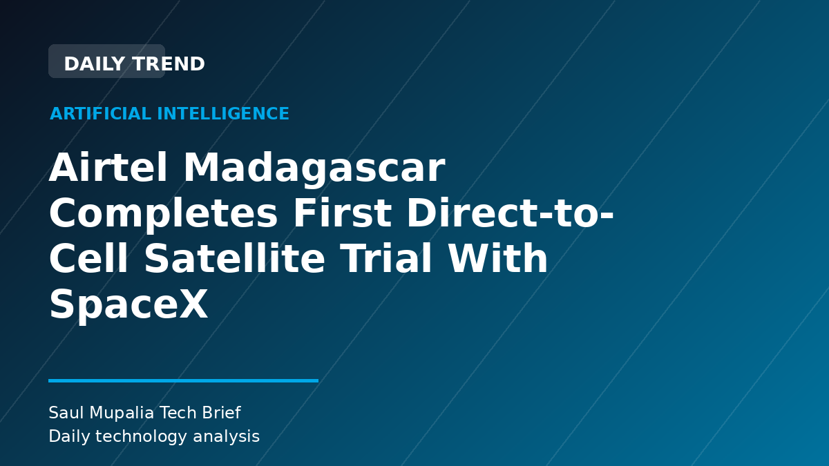 Airtel Madagascar Completes First Direct-to-Cell Satellite Trial With SpaceX