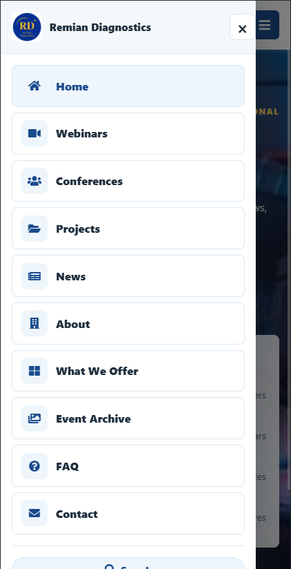 Remian Diagnostics — CPD Webinar, Conference & Content Management Platform