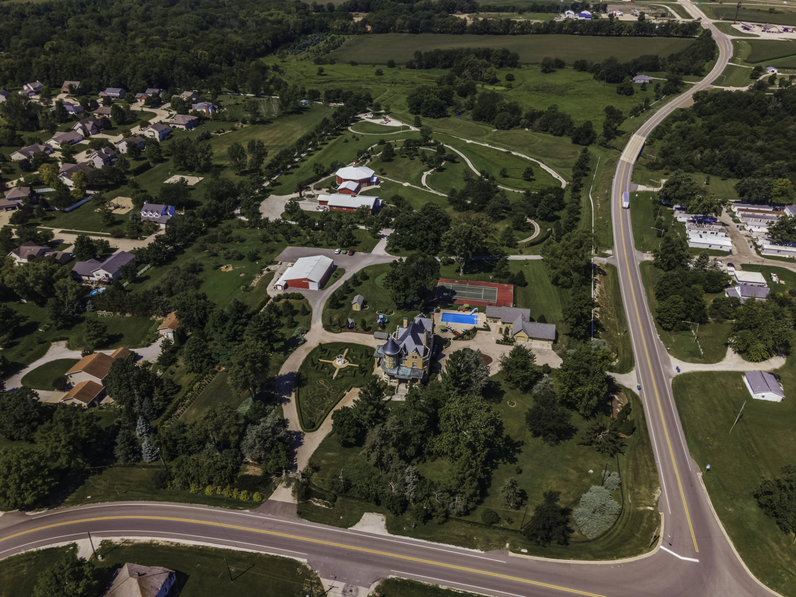 The Castle | 10 N Spencer Street, Lexington, IL | Luxury Real Estate | Concierge Auctions