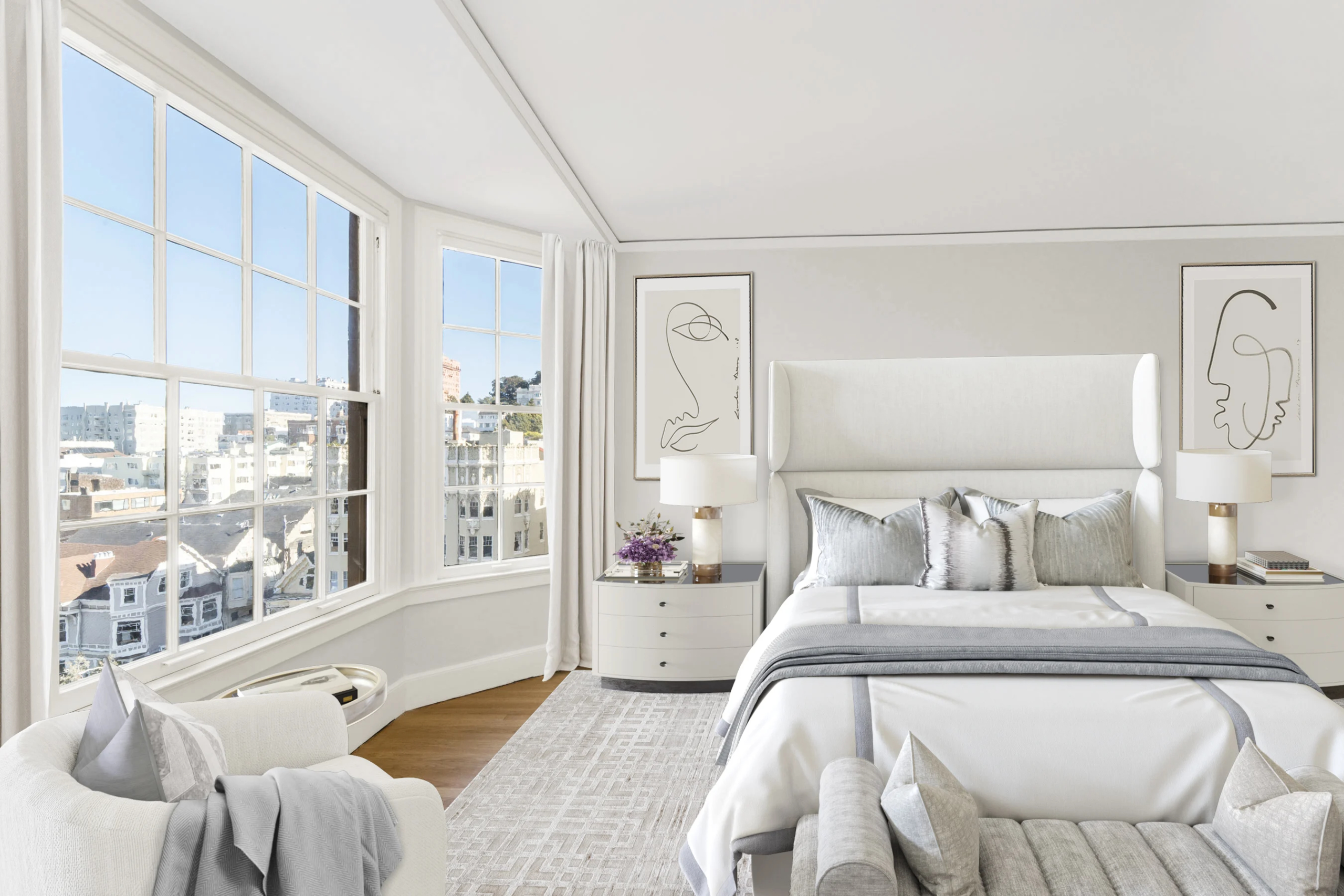 VIRTUALLY STAGED | 1960 Broadway #7, San Francisco, CA 94109 | Concierge Auctions | Luxury Real Estate 