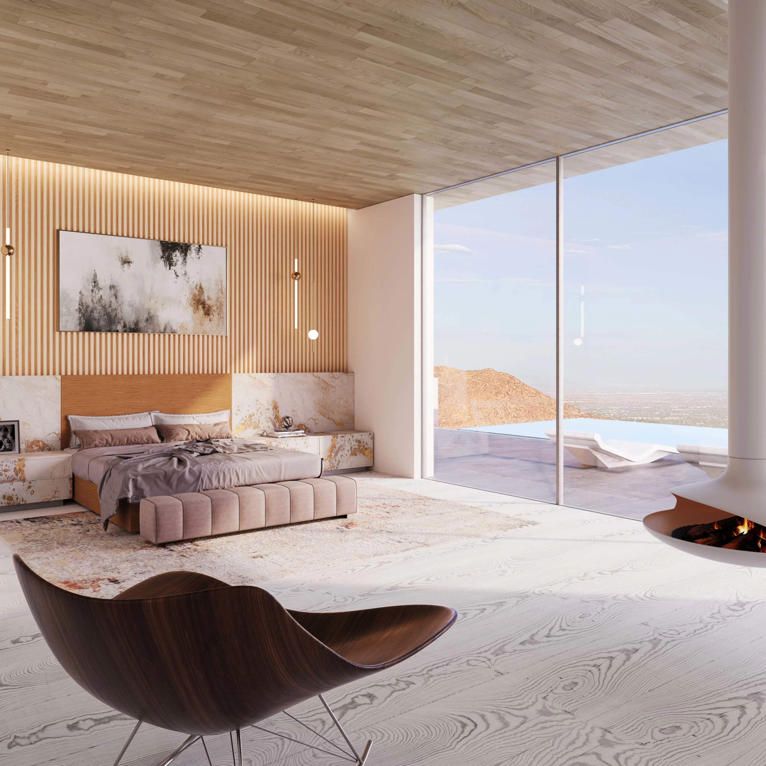 Saddleridge | RENDERED PHOTO | 7540 (Lot 205) North Red Ledge Drive, Paradise Valley, Phoenix Area, Arizona | Luxury Auction | Concierge Auctions