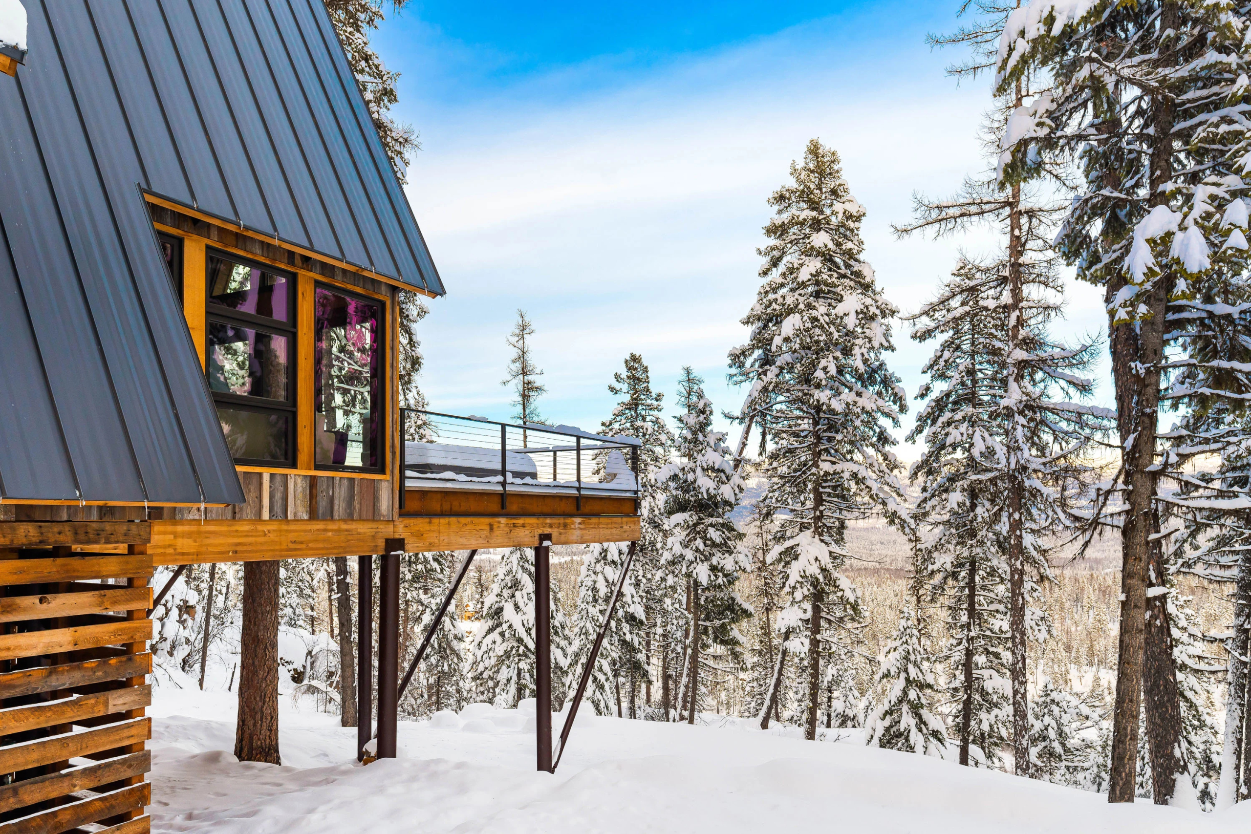 On The Rocks Treehouse | 31 Forest Path Drive, Whitefish, MT | Luxury Real Estate | Concierge Auctions