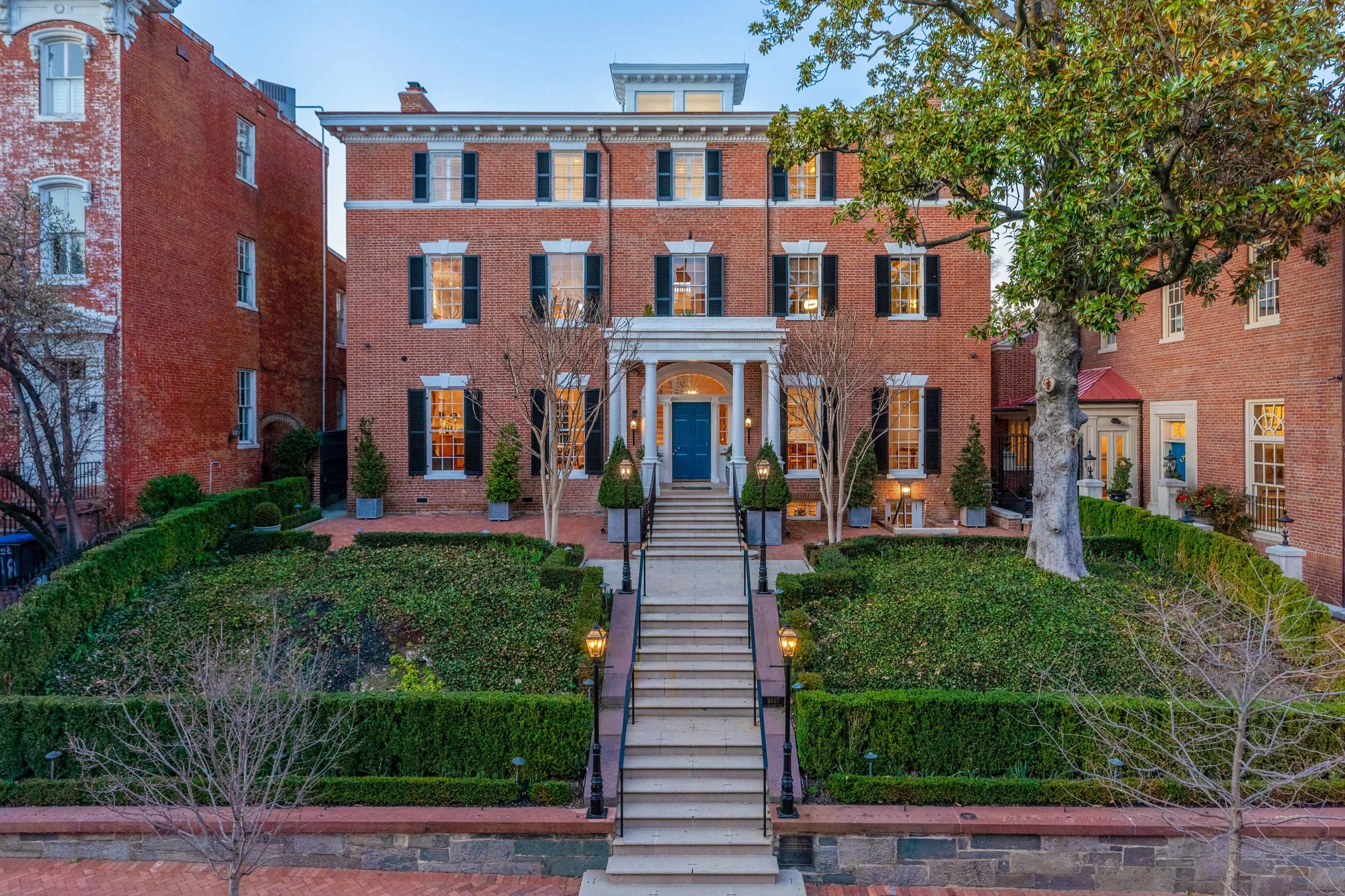 The Newton Barker House | 3017, 3009, 3003 N St NW Washington, DC | Luxury Real Estate | Concierge Auctions