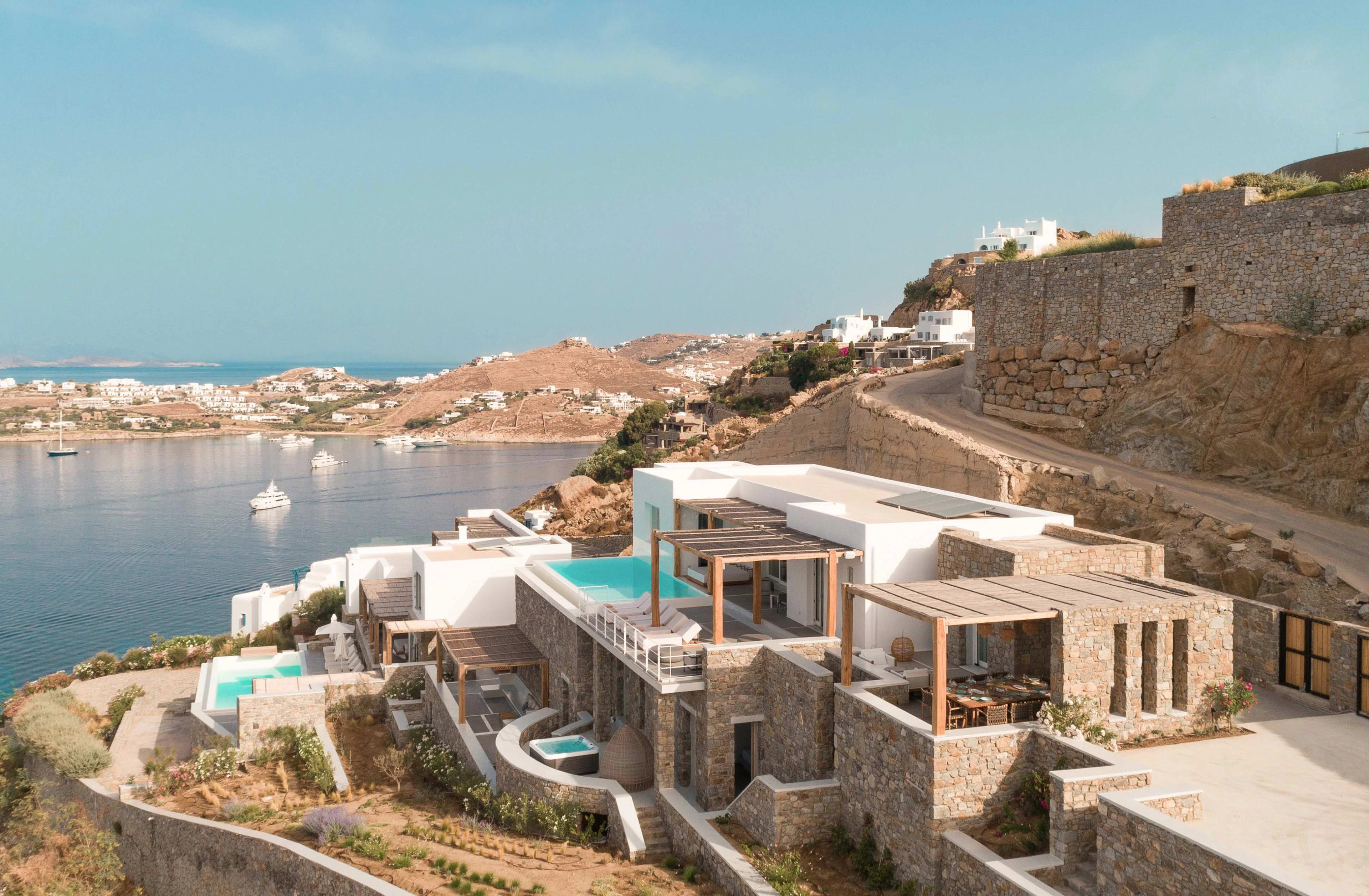 Cliffside ‘Silk Shadow’ on Greece’s Famed Mykonos Island to Auction