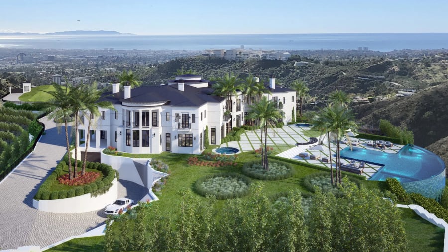 Stella Nova | Bel Air, CA | Luxury Real Estate | Digital Plan Renderings