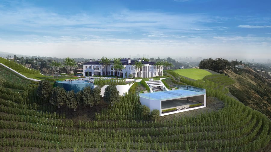 Stella Nova | Bel Air, CA | Luxury Real Estate | Digital Plan Renderings