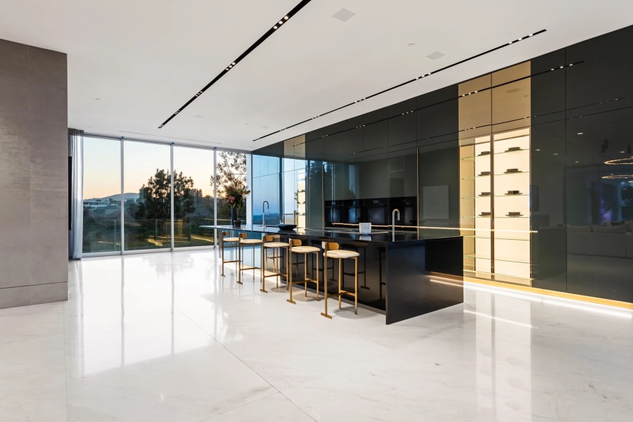 The One | Bel Air, Los Angeles, CA | Luxury Real Estate | Euro Style Kitchen