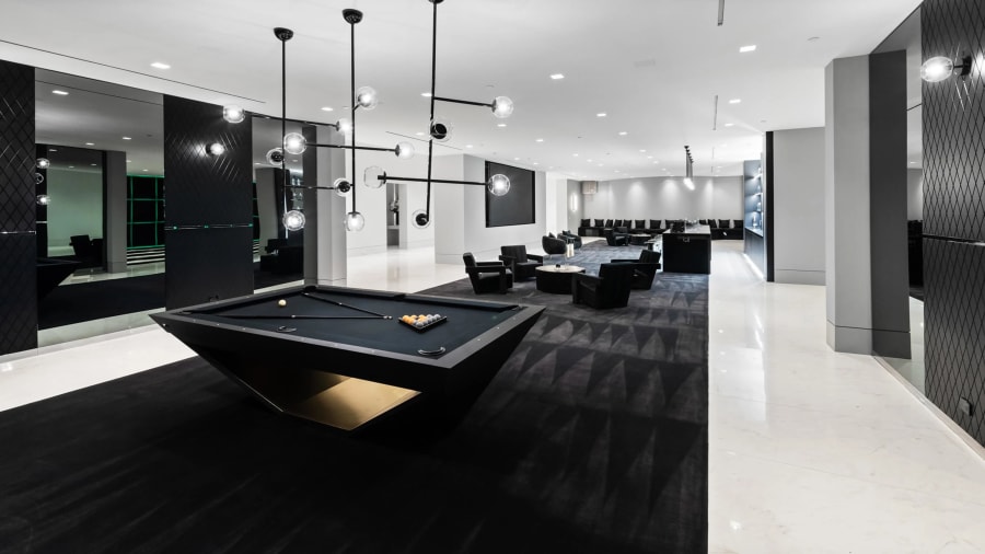 The One | Bel Air, Los Angeles, CA | Luxury Real Estate | Billiard Lounge Area