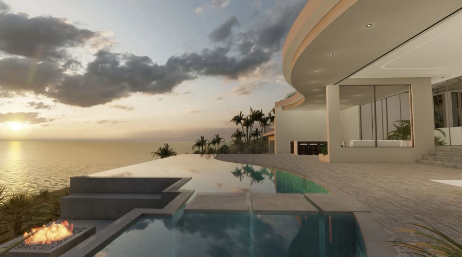 RENDERING | Lot 40 | Blue Mountain Providenciales Turks & Caicos | Concierge Auctions | Luxury Real Estate 