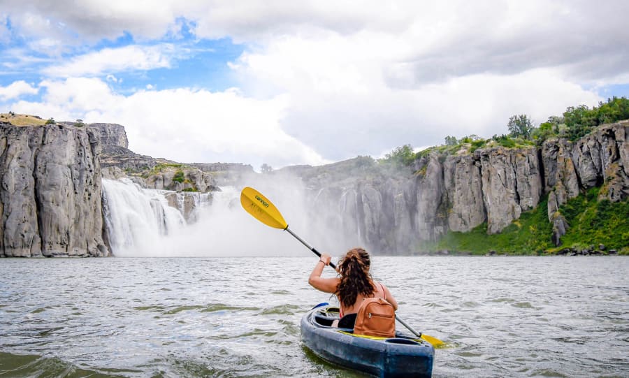 Devil's Corral | Snake River, ID | Luxury Real Estate | Kayaking at Shoshone Falls