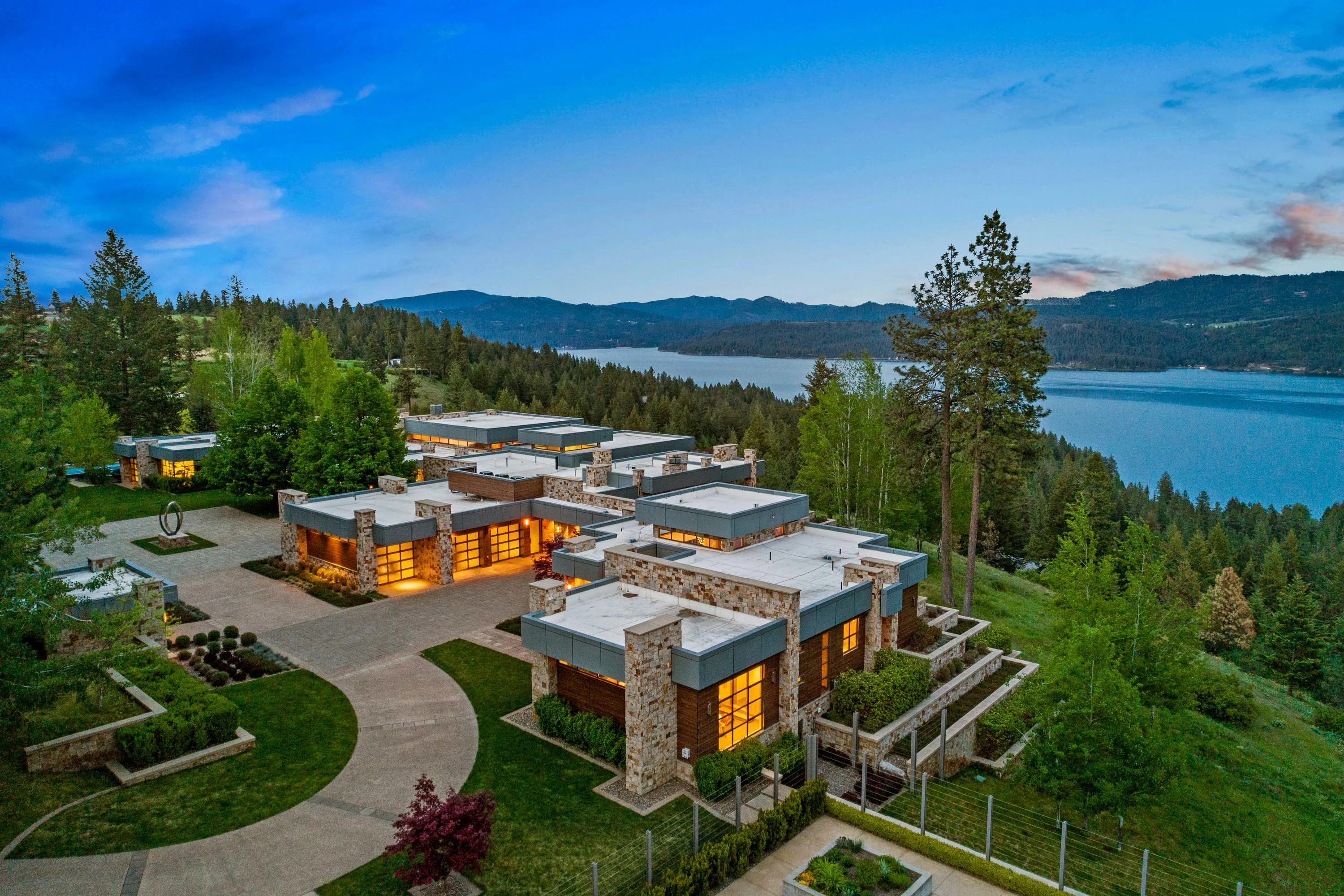 The Golf and Lake Club at Black Rock | Pynewoods Estate | 5468 West Carnelian Drive, Coeur d'Alene, Idaho | Luxury Real Estate | Concierge Auctions