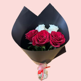 Eternal Embrace Bouquet of 5 Rose Bouquet