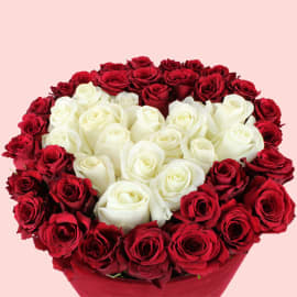 Big Heart Rose Box