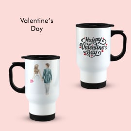 Calligraphy Hearts Mugs
