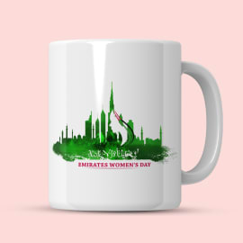 Green silhouette Mug