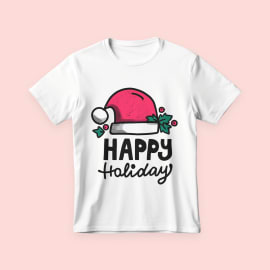 Jolly Holiday Hat Tee