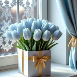 blue tulip