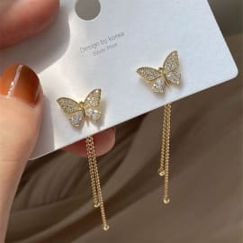 gold-butterfly-chain-earrings