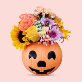 Halloween Floral Pumpkin