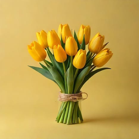 Funcky Yellow Tulips