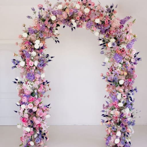 Whimsical Floral Arch