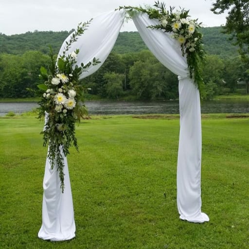 White Wedding Arch