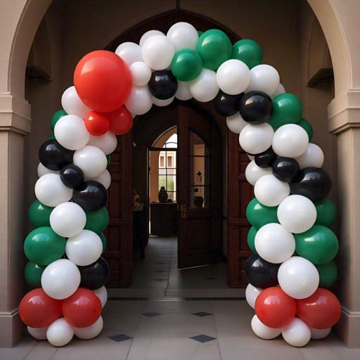 Patriotic Balloon Entrance