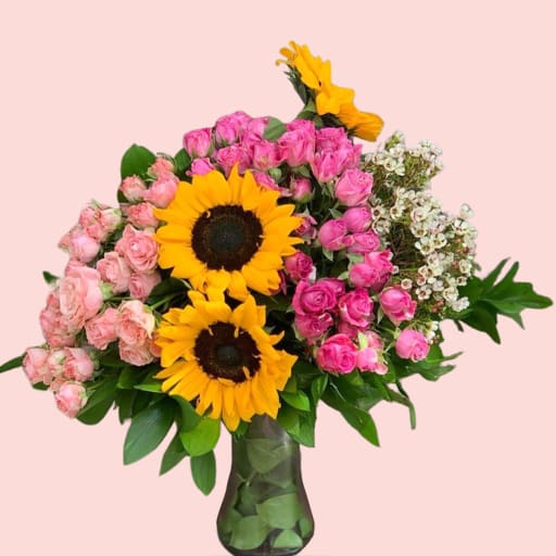 Carnival Floral Vase