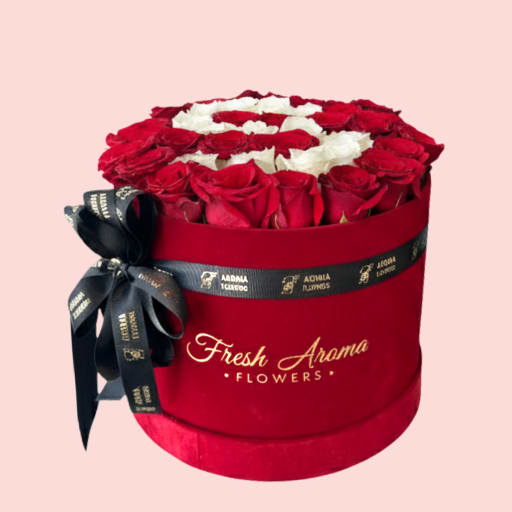 Velvet Initial Roses