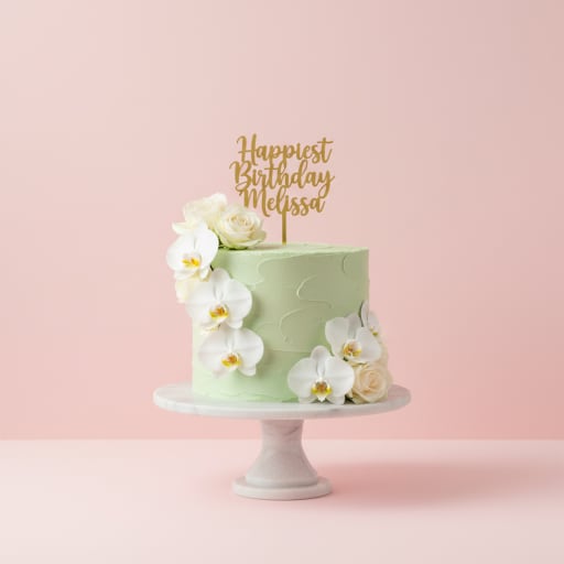 Mint Orchid Cake
