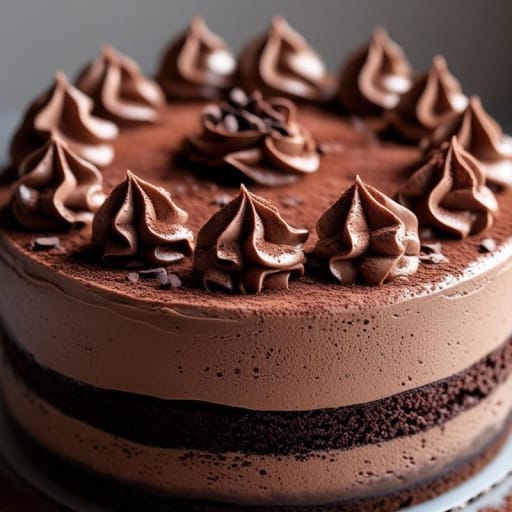 Mocha Chocolate Mousse Cake