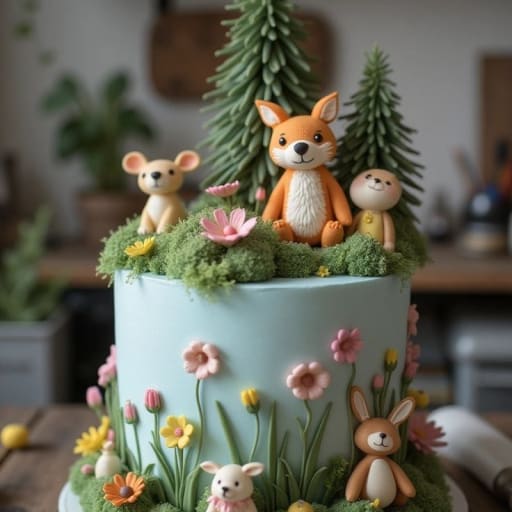 Jungle Theme Cake