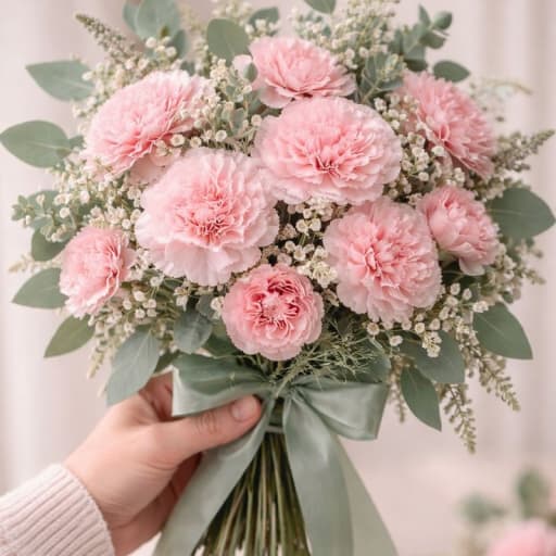 Baby Pink Chrysanthemums