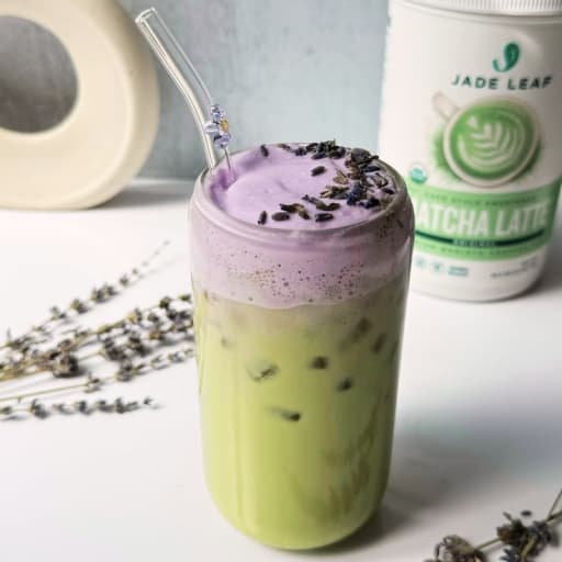 Iced Lavender Cream Matcha