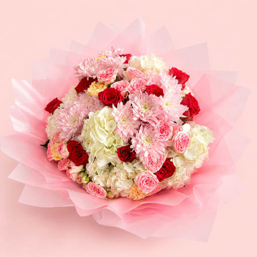 Rosy Hydrangea Charm