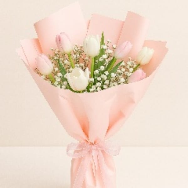 Pink Tulip bouquet