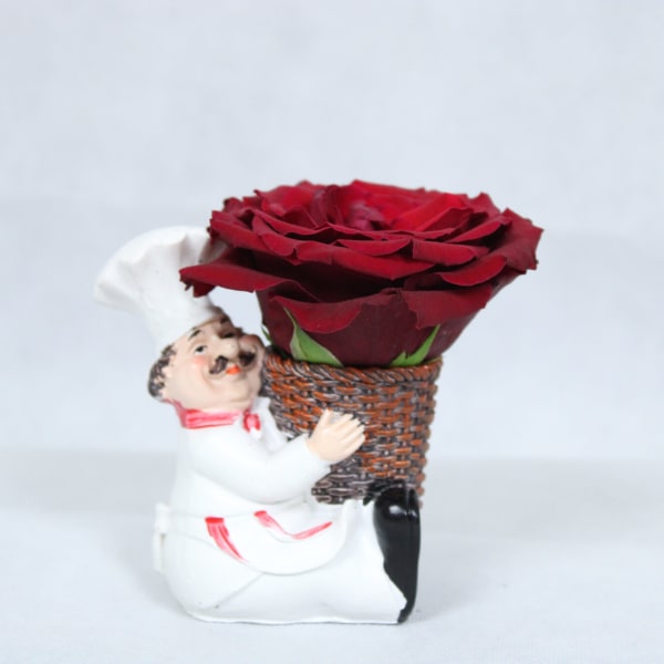 Red Rose For the One Who Cook Food