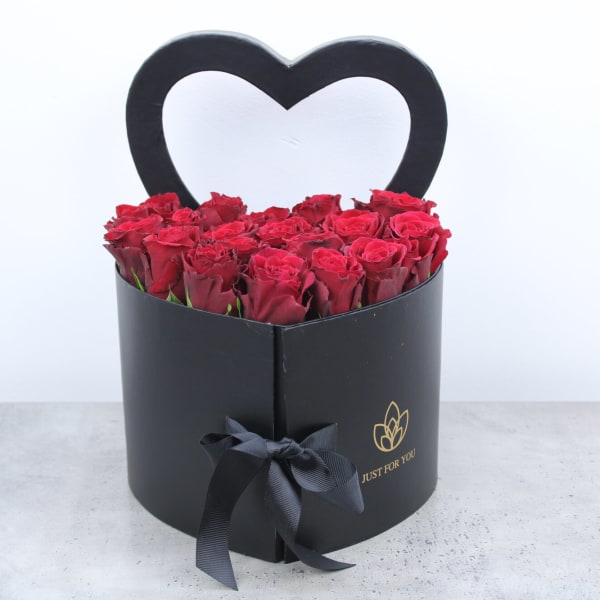 Pure Love Flower Heart Box